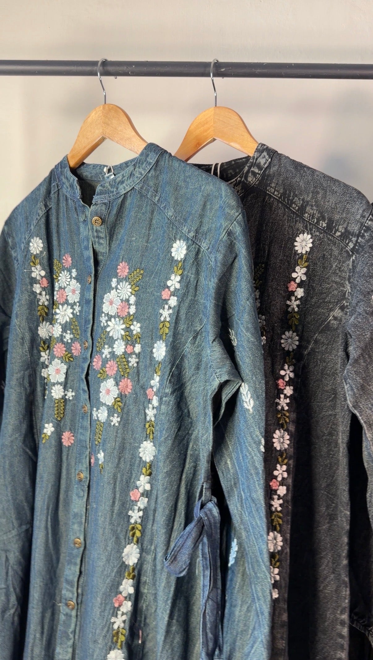 Denim Cherry Blossom