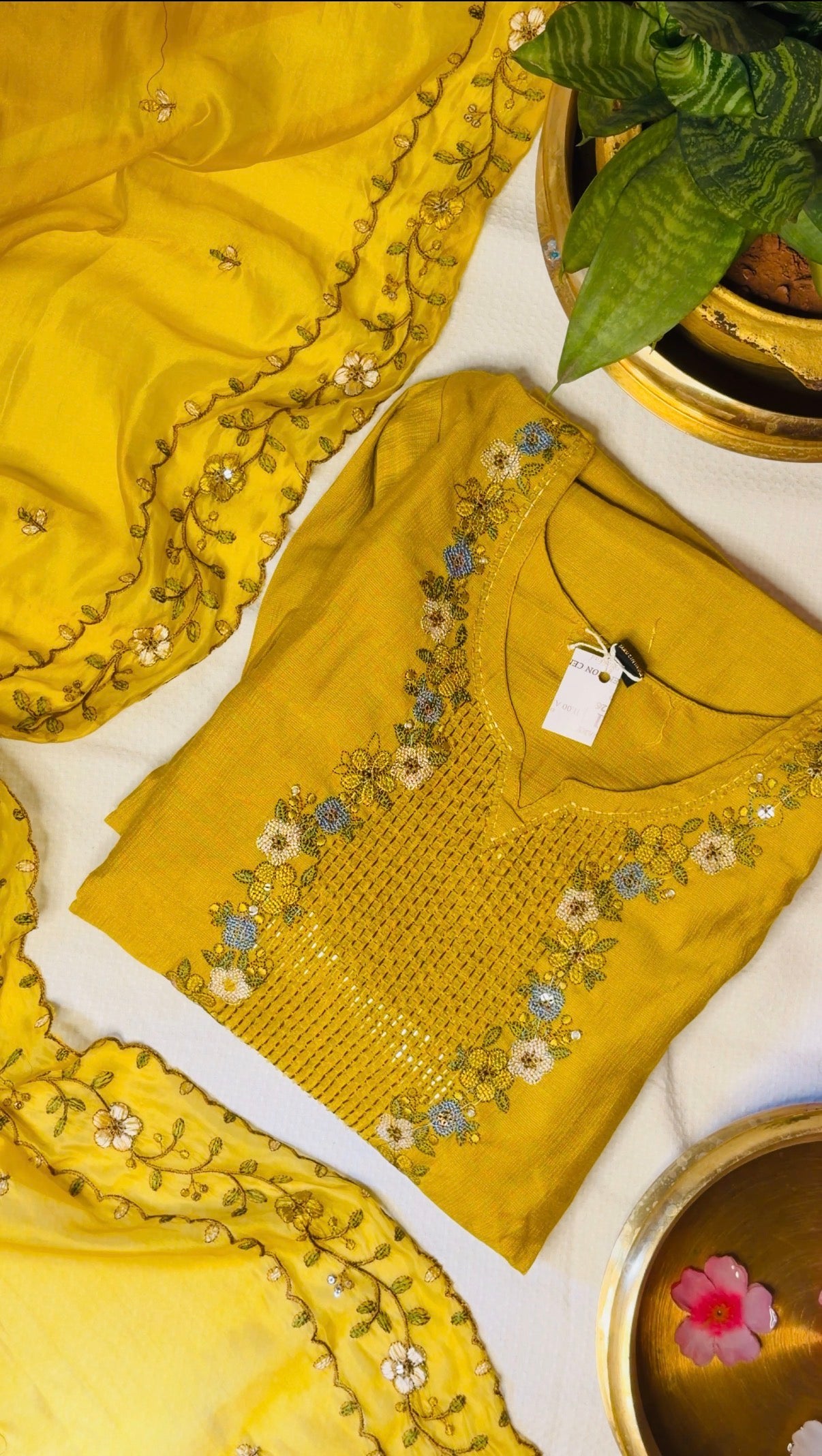Mustard Salwar Suit
