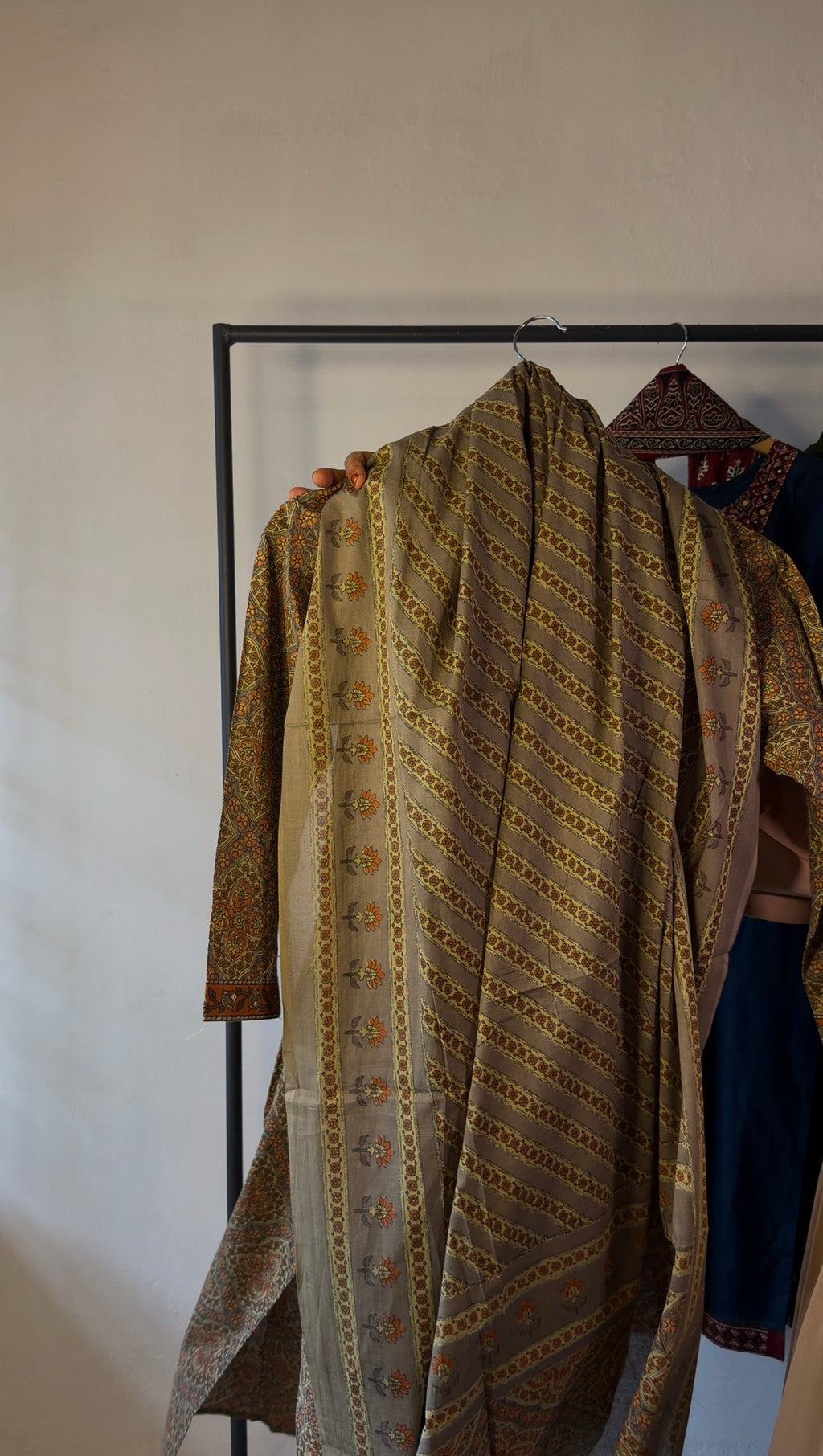 Rust & Olive Salwar Suit