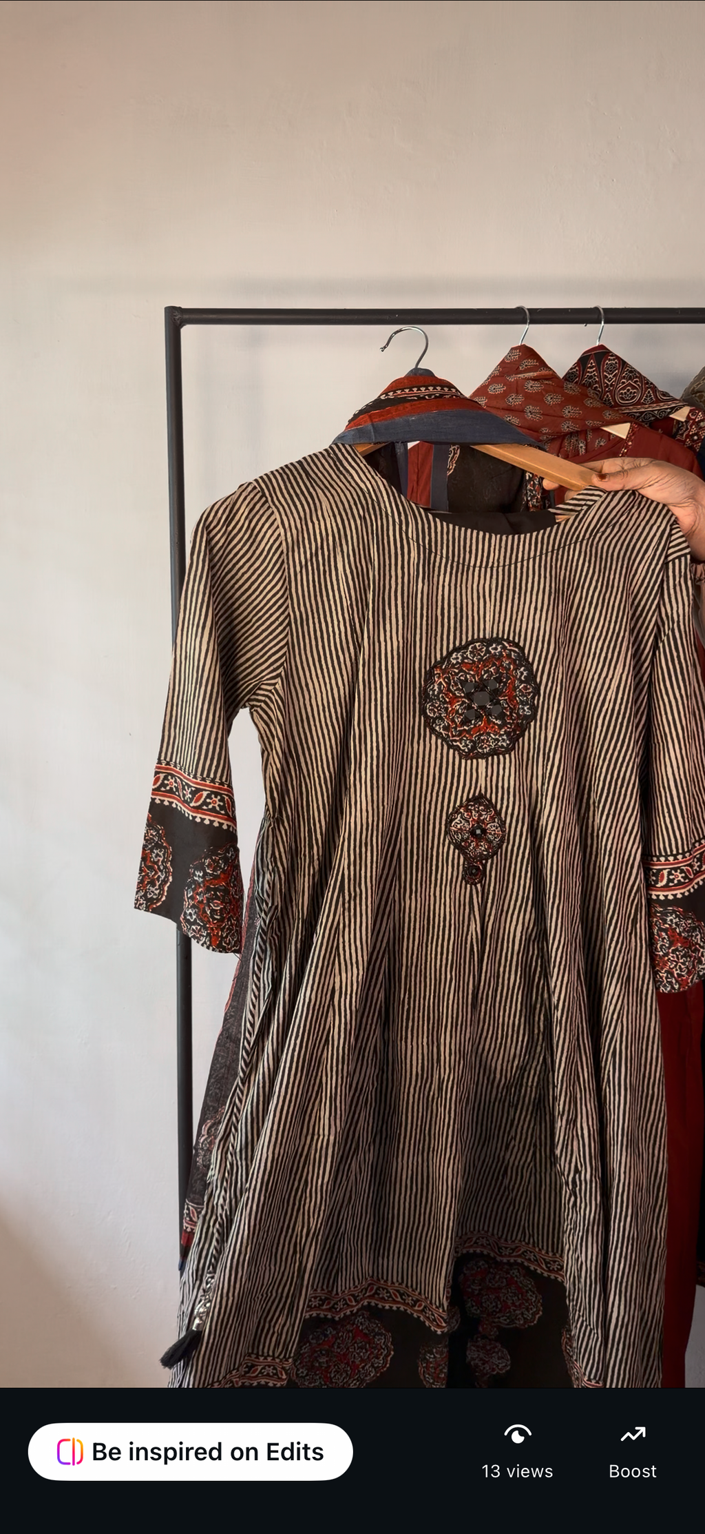 Elegant Ajrakh Print Cotton