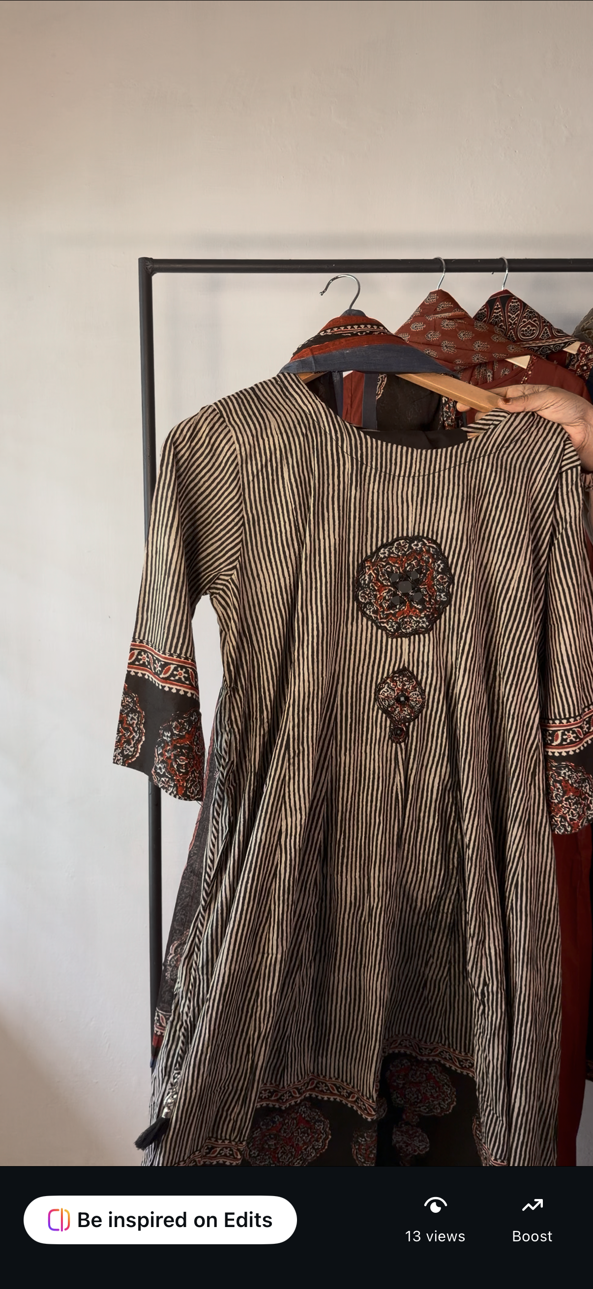 Elegant Ajrakh Print Cotton