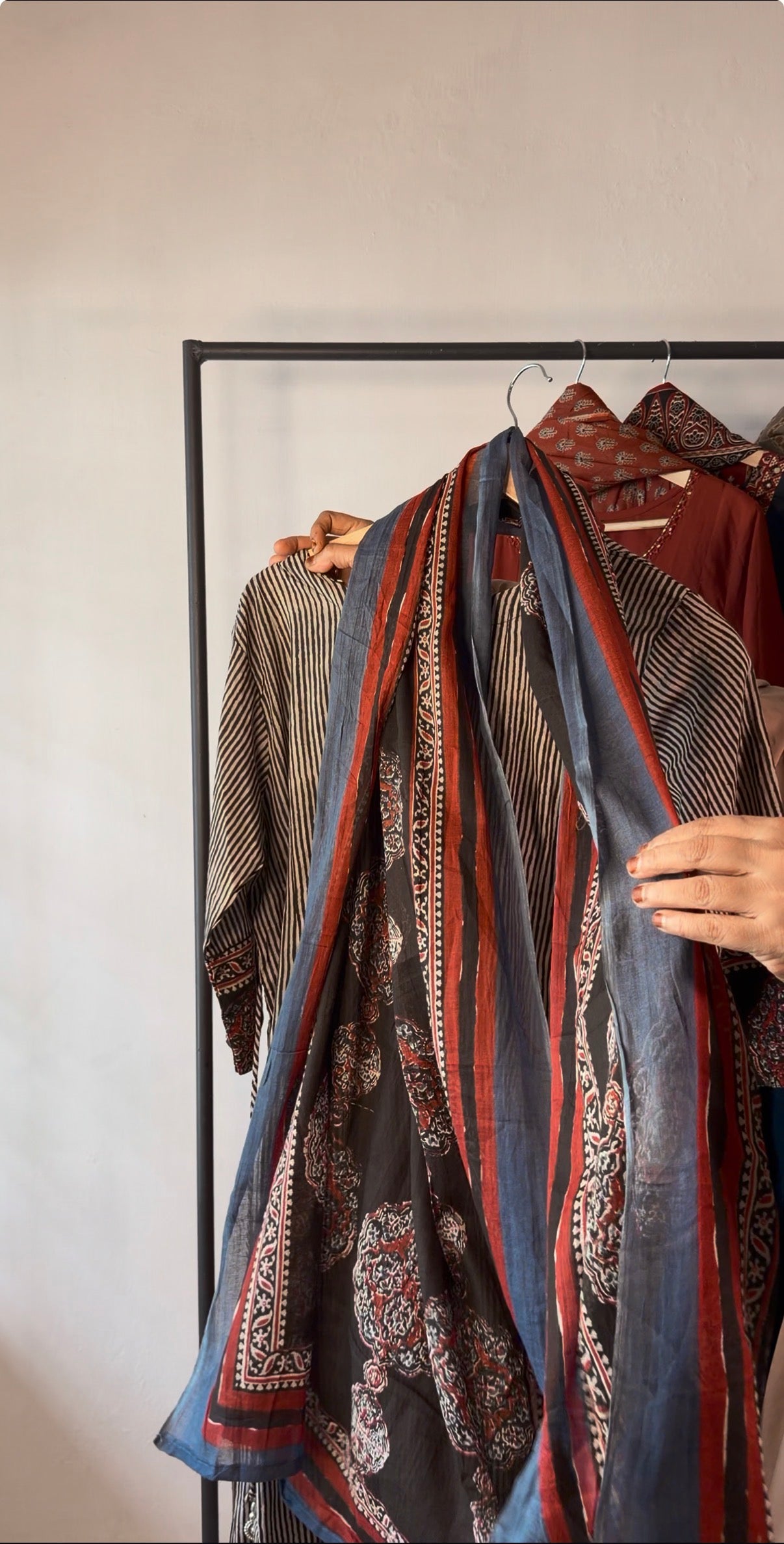 Elegant Ajrakh Print Cotton
