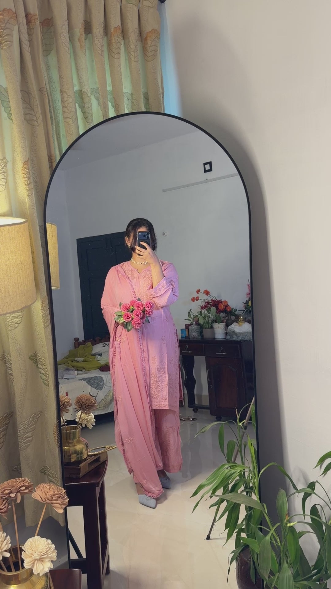 Chikankari Palazzo Salwar Set
